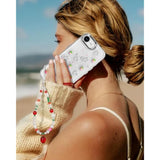 For Iphone 16E Case For Women Girls - Cute Clear Sparkly Girly Kawaii 3D Strawberry Design With Charm Strawberries Wrist Chain Phone Cover Aesthetic Pretty Teens For Iphone 16 E Cases 6.1 Inch