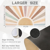 Boho Sun Large Mouse Pad 31.5X15.7Inch, Sunshine Rainbow Large Extended Computer Desk Mat Mousepad For Keyboard And Mouse, Boho Desk Accessories
