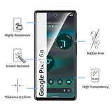 3-Pack Google Pixel 6A 6.1" Tempered Glass Screen Protectors Anti-Scratch