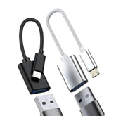 Micro Usb Male To Usb Female Adapter(2Pack)Otg 3.0 Cable Connector Data Transfer External Flash Drive Stick Extension Keyboard Android Port Converter Compatible For Samsung S6 Edge+ S7 Active Note 4 5