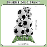 Soccer Foil Balloons - 1Pcs 59 Inch Large Self-standding Soccer Ball Decoration, Sports/Birthday Themed Party Supplies for Soccer Fans, Champion Trophy Party 2026 World Cup Decor
