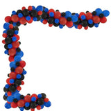 Red Black Blue Balloons,120 Pcs Latex Balloons,Birthday Wedding Baby Shower Party Decoration