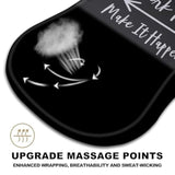 Mouse Pad Wrist Support, Ergonomic Mouse Pad With Massage Dot, Comfortable Computer Mouse Pad For Laptop, Wrist Rest Pain Relief Mousepad With Non-Slip Pu Base For Office & Home, 12 X 8 In