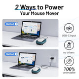 Mouse Jiggler Usb C With Lcd Timer,Mouse Mover Jiggler With 3 Realistic Random