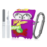 Cute 3D Cartoon Funny Airpods 4 Case - Food Design Silicone Protection Cover Compatible With Airpods 4Th Generation - Purple