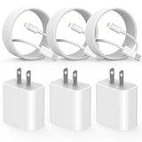 Fast Charger Iphone,I Phone Charge Cable,3Pack Iphone Charger Fast Charging 6Foot Phone Charging Usb C Charge Adapter 6Ft Type C To Lightning Cable For Iphone 14 Pro Max/14 Plus/13/12 Mini/11/10/Xs/Se