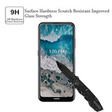 Nokia X100 Screen Protectors (3 Pack), 9H Tempered Glass Film For Nokia X100 Anti-Scratch Anti-Fingerprint Glass Screen Protectors Zero Bubbles Ultra-Clear 99.99%, Transparent
