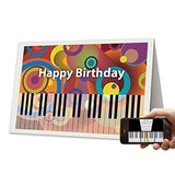 Unique Ar Augmented Reality Tech Happy Birthday Cards, Birthday Musical Cards For Women Men Kids Girls Husband Mom Boys Friends, Virtual Birthday Card 2026, Piano Keyboard Birthday Card