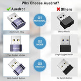 Mouse Jiggler Undetectable Metal Usb Mouse Mover With Switch Button, Automatic
