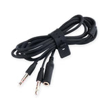 1.5M/4.9ft Headphone Audio/Mic Splitter, 3.5mm Headset Adapter (Microphone + Audio) 2 TRS Female to TRRS Male CTIA Stereo Jack Y Cable Compatible for