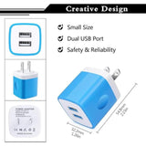 Usb Wall Charger,Charging Block,5Pack 2.1A Wall Plug Power Cube Brick Charger Adapter Compatible With Iphone 16 15 14 13 12 11 Pro Max/Xs/Xr/8/7/6 Plus,Samsung Galaxy S23 S22 S21 S20 A10E A20 A50 A80