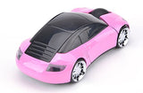 2.4Ghz 3D Car Shape Wireless Optical Mouse Usb Gaming Mouse With Receiver For Pc Laptop (Pink)
