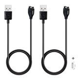 Charger for Garmin Vivoactive 6 5 4 4S 3, Replacement Charging Cable Cord Plus a White Silicone Charger Port Anti Dust Plug for Garmin Vivoactive