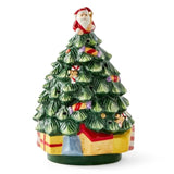 Christmas Tree Figural Napkin Holder, Holiday Organizer For Dining Table, Kitchen - Beautiful Ceramic Storage & Festive Table Accessory - Christmas Celebrations & Home Decoration