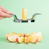 Apple Slicer,12-Blade Extra Large Apple Corer, Heavy Duty Stainless Steel Apple Cutter And Divider?Easy To Use, Time-Saving.