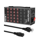 60 Port 300W(60A) Usb Charging Station, Multi Usb C Charger Station Block With Intelligent Protection, Desktop Charging Station For Multiple Devices, Suitable For Schools, Hotels, Shops And Malls