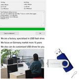 16Gb Flash Drive Usb Drive Thumb Drive Usb Flash Drives Usb2.0 Memory Stick Usb Stick Usb Flash Drive (Blue,16Gb)