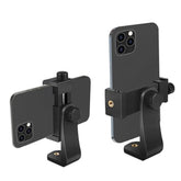 Rotatable Phone Holder Tripod Mount Adapter Adjustable Clip for iPhone & Android
