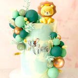 Lion Cake Topper Safari Jungle Animal Decor for Wild One & Baby Shower