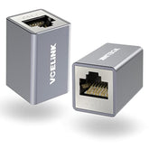 Cat7 Ethernet Coupler Female To Female, Shielded Rj45 Coupler Poe Cable Extend