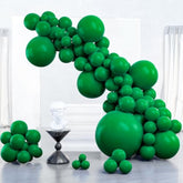 127PCS Hunter Green Balloons Garland Arch Kit Dark Green Latex for Party Decorations