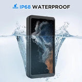 Samsung Galaxy S22 Ultra Waterproof Case with Built-in Screen Protector, 6.8inch 360° Full Body Heavy Duty Dustproof Shockproof Case Cover for Samsung Galaxy S22 Ultra