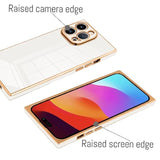 Case Compatible With Iphone 15 Pro Max Luxury Cute Plating Design Case Full-Body Anti-Scratch Shockproof Bumper Protective Cover For Iphone 15 Pro Max 6.7 Inch White