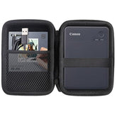 Hard Eva Carrying Storage Case Compatible With Canon Selphy Qx20 / Selphy Square Qx10 Compact Photo Printer Protective Travel Storage Box (Black)