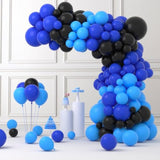 122PCS Blue & Black Balloon Garland Kit β Gamer Party Decor for Birthday, Grad and Retirement
