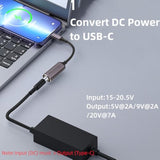 Usb To Dc Power Cable, Dc 7.4Mm X 5.0Mm?7.4 Mm X 0.6 Mm?, 2 Pack Pd 140W Female Input To Usb Type C Male Power Charging Cable For Phones,Tablets,Laptops