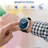 8+4 Pack Case For Samsung Galaxy Watch 8 40Mm With Tempered Glass Screen Protector, Waterproof Anti-Fog Screen Protector Shockproof Hard Pc Cover Compatible With Galaxy Watch 8 40Mm