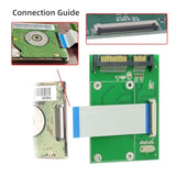 cablecc 40 Pin ZIF CE 1.8 Inch SSD/HDD to SATA Adapter Board with LIF Flat Cab