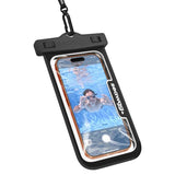 Next Waterproof Phone Case with Lanyard, Floating IPX8 Pouch for iPhone 17 16 Pro Max 15 14 13 12 11 and Samsung Galaxy S25 S24, Beach Cruise Travel
