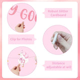 One Silly Cute Goose Birthday Decor 1st Birthday Photo Banner Garland Pink Farm Supplies