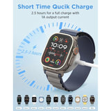 Upgraded Iwatch Charger Compatible With Apple Watch Charger Usb Magnetic Charging Cable Portable Fast Charger Accessories For Iwatch Series 10/9/8/7/6/5/4/3/2 Ultra 2/Se