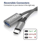 Usb C To Usb 3.0 Adapter 3.3Ft,Type C Male To Usb A Female Adapter Usb-C To Us