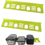 2-Pack 4-Slot Metal Battery Holder for Ryobi 18V One+ Ni-Mh & Li-Ion