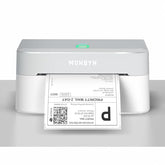 Bluetooth Thermal Label Printer Rw403B, Wireless 4X6 Shipping Label Printer For Small Business, Compatible With Android, Iphone, Windows, Mac, Chromebook, Print Width 1.57"-4.25" (Grey)