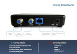Moca 2.5 Adapter Kit With 2.5G Ethernet Port And Poe+ 30W For Ethernet Over Coax Ideal For Wi-Fi 6E/7 Access Points, Ip Cameras, And More Model Kb-M3-03