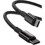 USB C Cable, Baseus 100W PD 5A QC 4.0 Fast Charging USB C to USB C Cable, Zinc