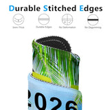 2026 Calendar Mouse Pad With Stitched Edges, Gaming Mousepad For Computer Laptop Mat,New Year Office Accessories (8.7 X 7.1 Inch) - Ocean Beach Palm Tree