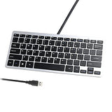 Upgraded Pc Computer Laptop Mini Usb Wired Keyboard For Mac And Windows 78 Scissor Keys Small Super Thin Compact Multimedia Keyboard