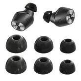 Foam Ear Tips For Sennheiser Momentum True Wireless2 Replacement Tips Sennheiser Earbuds Momentum Cx400Bt Cx True Wireless Fit Case 3 Pairs Lms Black