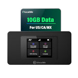 Duoturbo 4G Lte Mobile Hotspot Device With Global 1.1Gb Data 90Days, Portable Wifi Hotspot For Travel In 200+ Countries/Regions, Simfree And Dual Modem, 10 Devices Connected(Black)