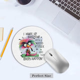 Cute Funny Bird Mouse Pad 7.9X7.9 Inch,Sarcastic Quote Bird Mouse Pads For Wireless Mouse Computers Laptop Desk Accessories,Bird Gifts For Bird Lovers,Funny Gifts For Women Men Adult Humor