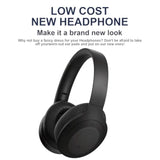 Wh-H910N Ear Pads Replacement Ear Cushions Compatible With Sony Wh-H910N Wh H910N H.Ear On 3 Wireless Headphones Softer Protein Leather High-Density Memory Foam Earpads Earmuffs Ear Cups Cover - Black