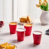 240 Pack 12 Oz Disposable Plastic Cups, Red Party Plastic Cups For Parties, Picnics And Bbq