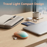 Mango Era Wireless Mouse For Laptop, Silent Computer Mouse With 2.4G Usb Receiver, Portable Small Quiet Click Pc Mice, Cute Mini Cordless Travel Mouse For Mac, Chromebook, Desktop