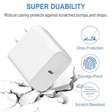 Iphone Fast Charger Ipad Charger 2-Pack 20W Usb C Wall Charger With Usb C To Lightning Cable Compatible With Iphone 14/13/12/11, Ipad & More