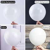 85 Pc Matte White Latex Balloons (18, 12, 10, 5 In) Arch/Garland Kit for Party Decor